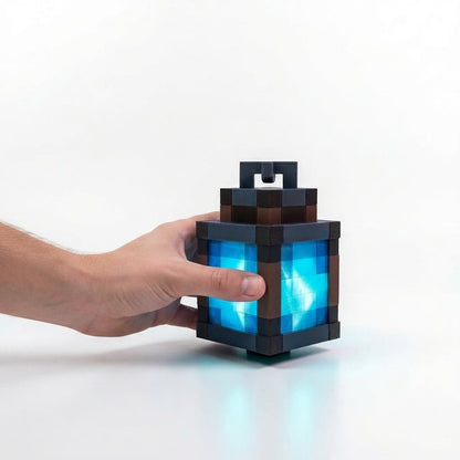 Hanging Pixel Lantern | Chain & Wall Mount